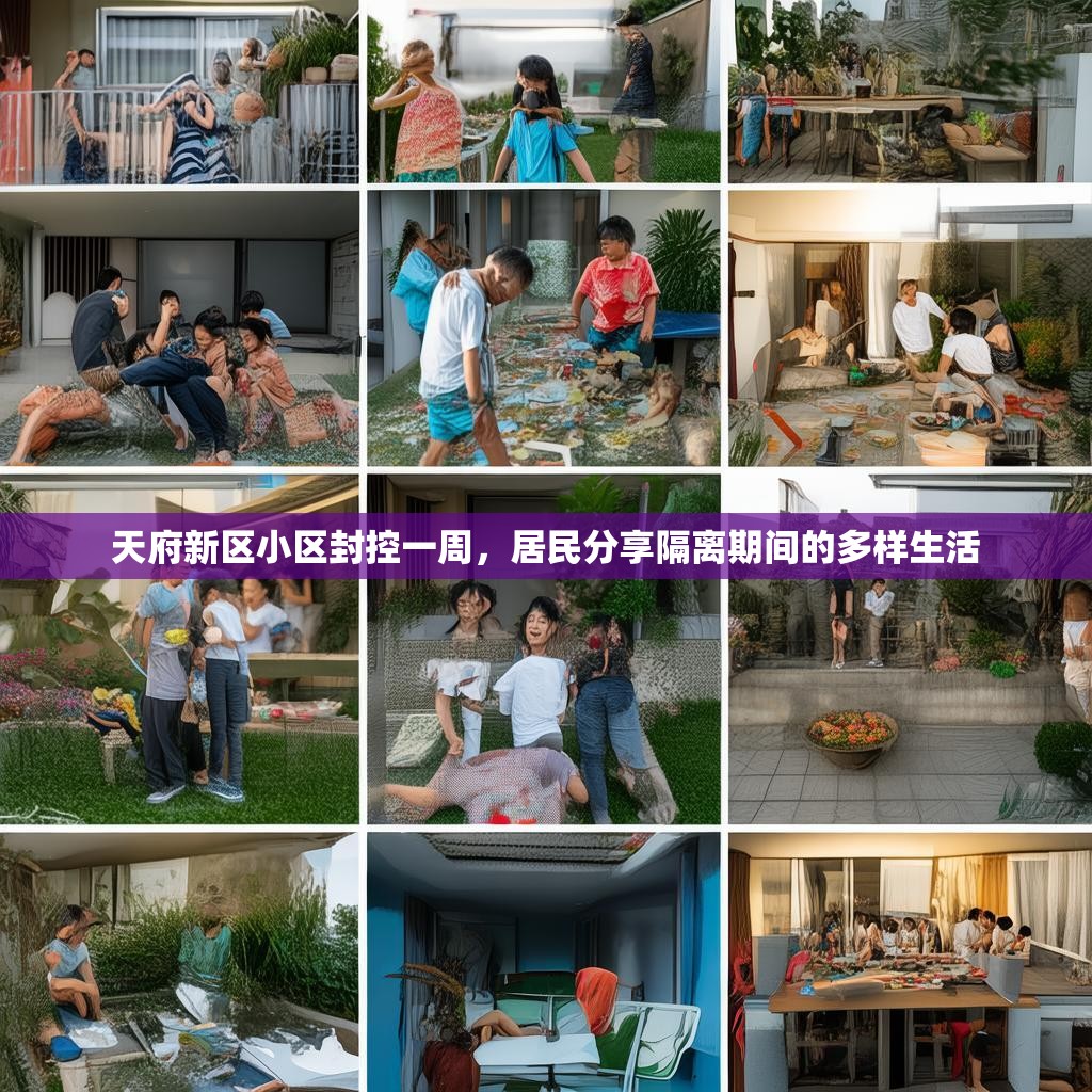 天府新区小区封控一周，居民分享隔离期间的多样生活