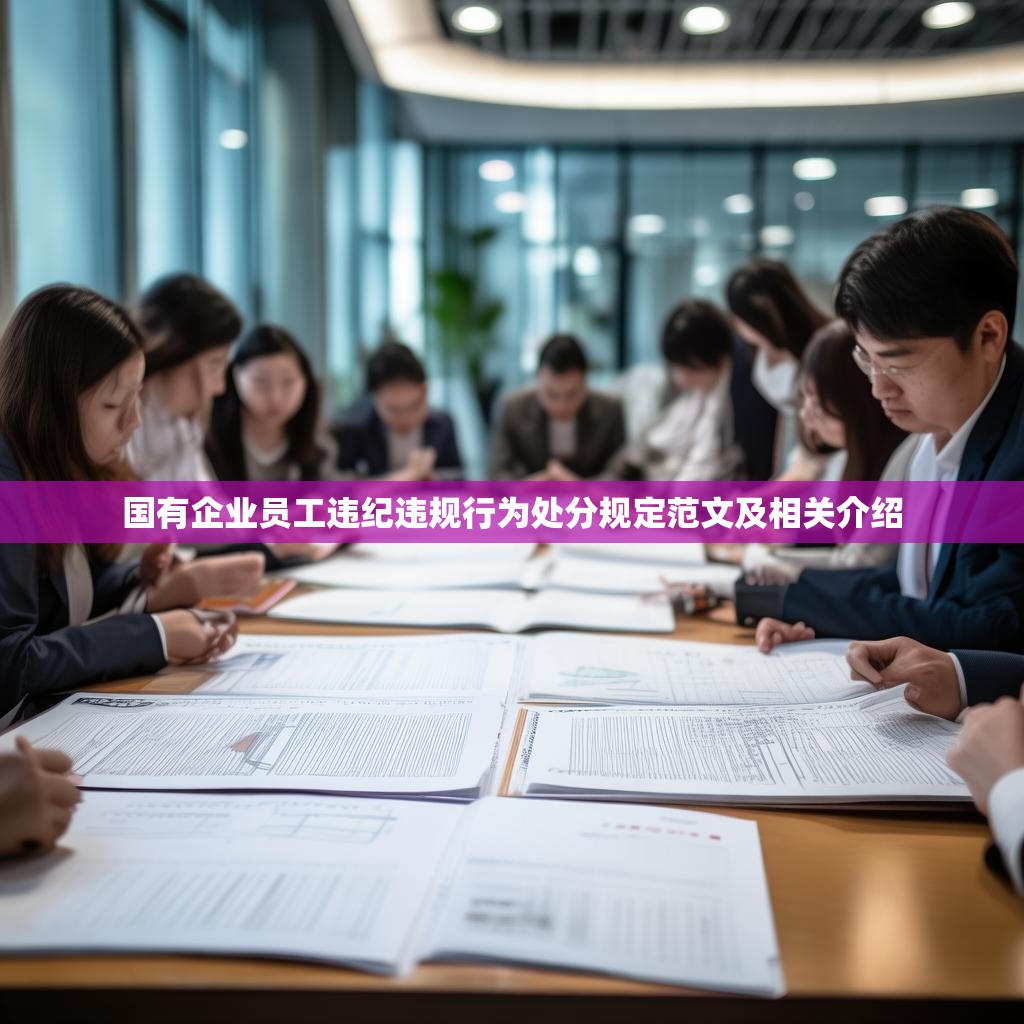 国有企业员工违纪违规行为处分规定范文及相关介绍