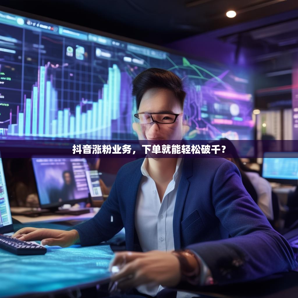 抖音涨粉业务,下单就能轻松破千?