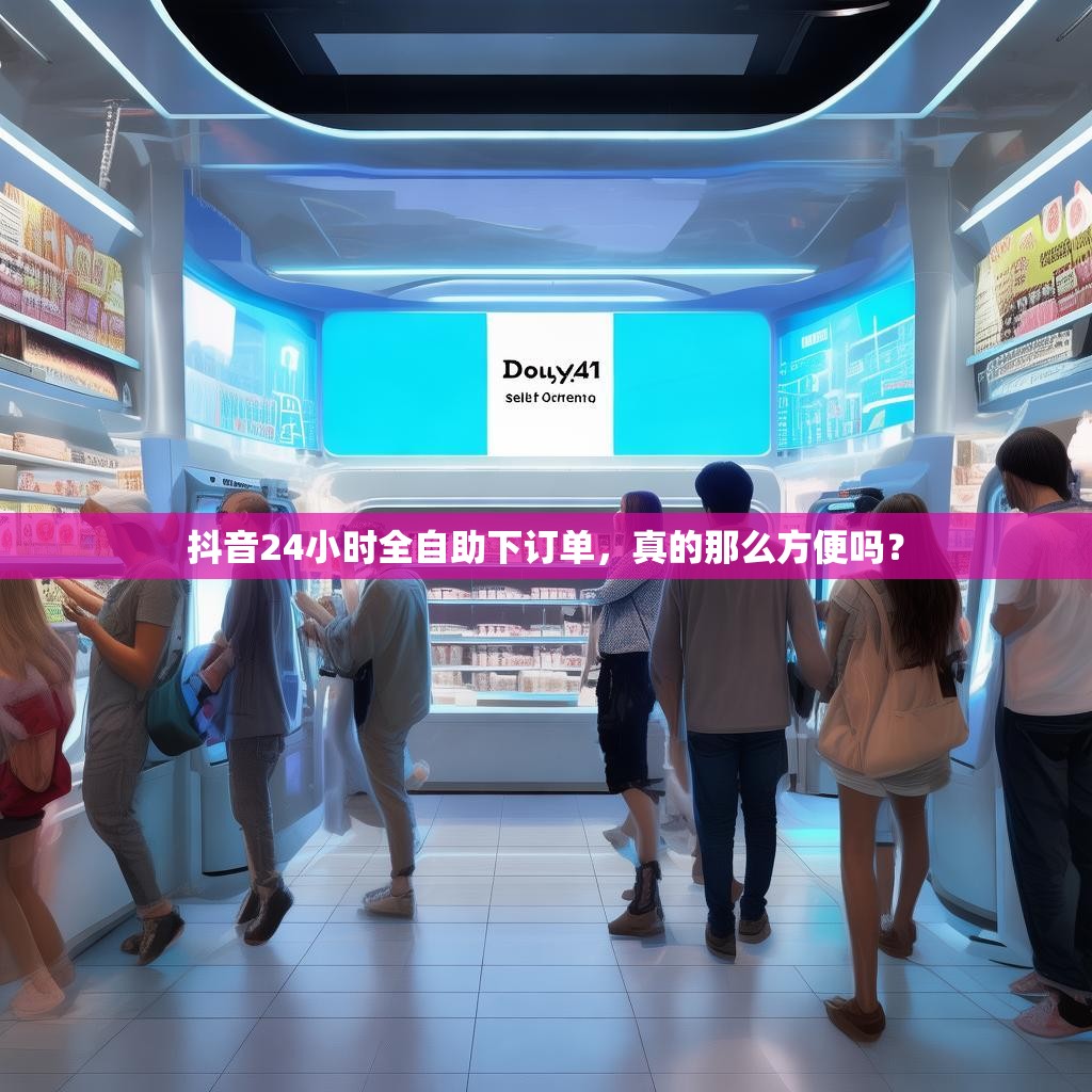 抖音24小时全自助下订单，真的那么方便吗？