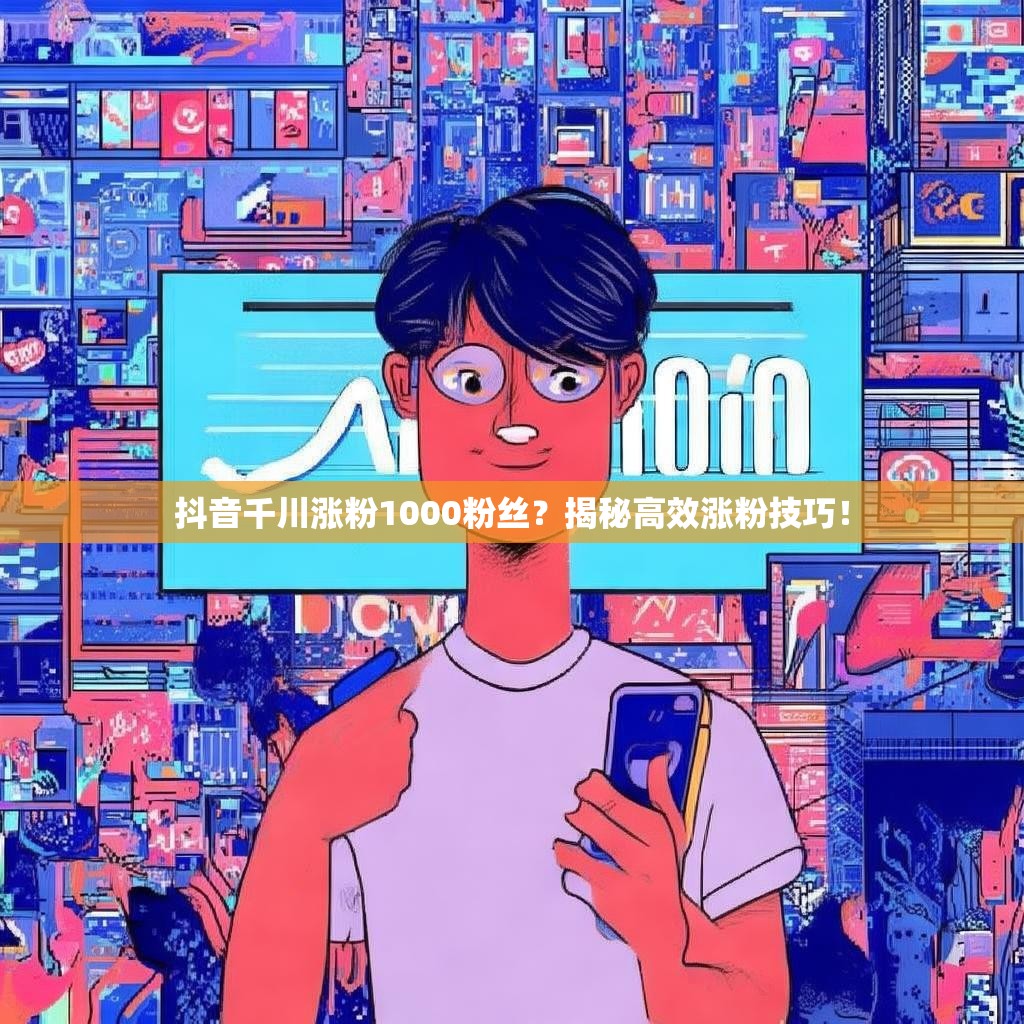 抖音千川涨粉1000粉丝？揭秘高效涨粉技巧！