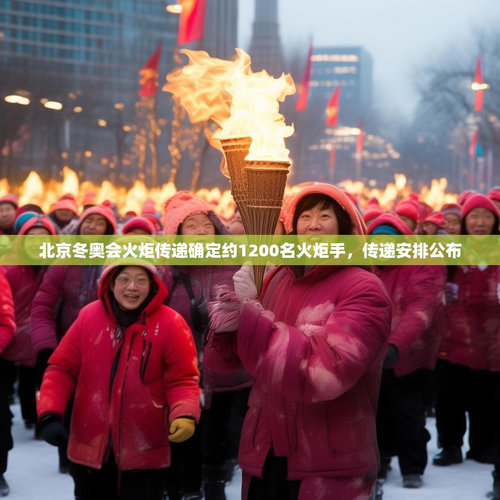 北京冬奥会火炬传递确定约1200名火炬手，传递安排公布