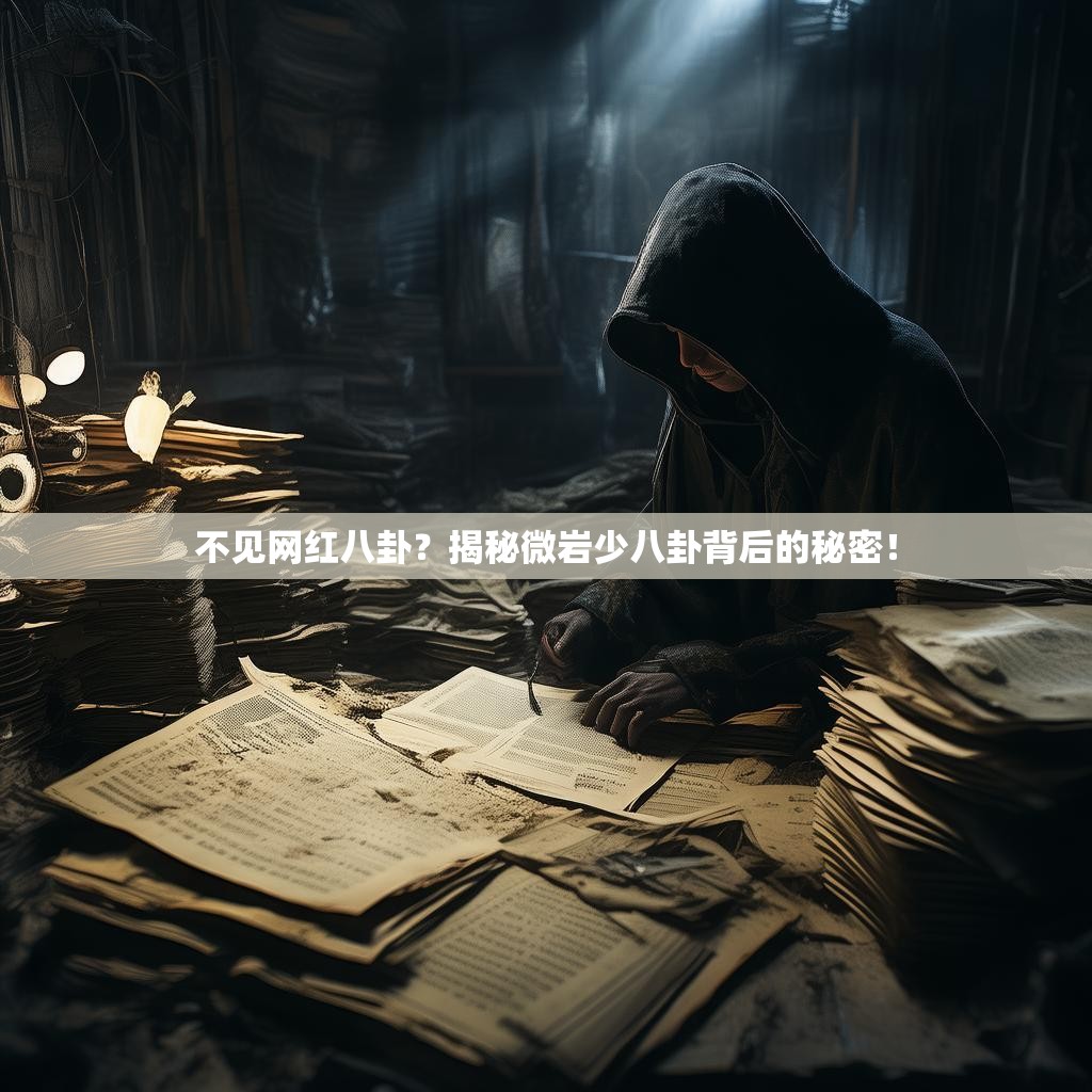 不见网红八卦？揭秘微岩少八卦背后的秘密！