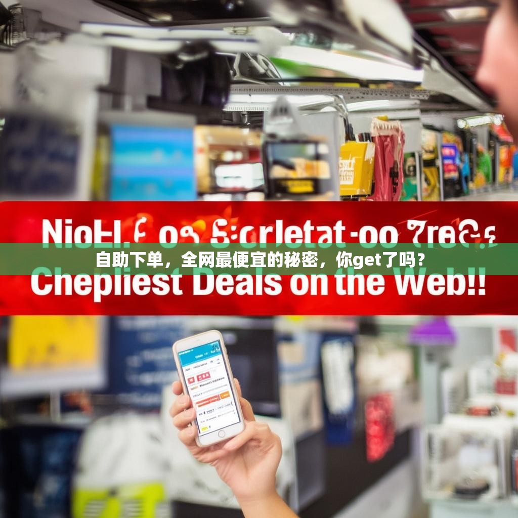 自助下单,全网最便宜的秘密,你get了吗?