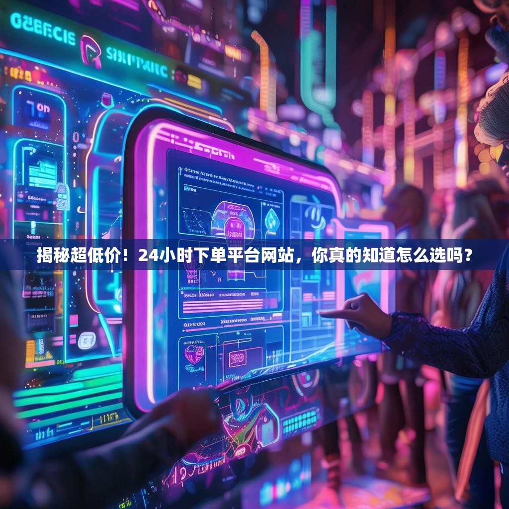 揭秘超低价！24小时下单平台网站，你真的知道怎么选吗？