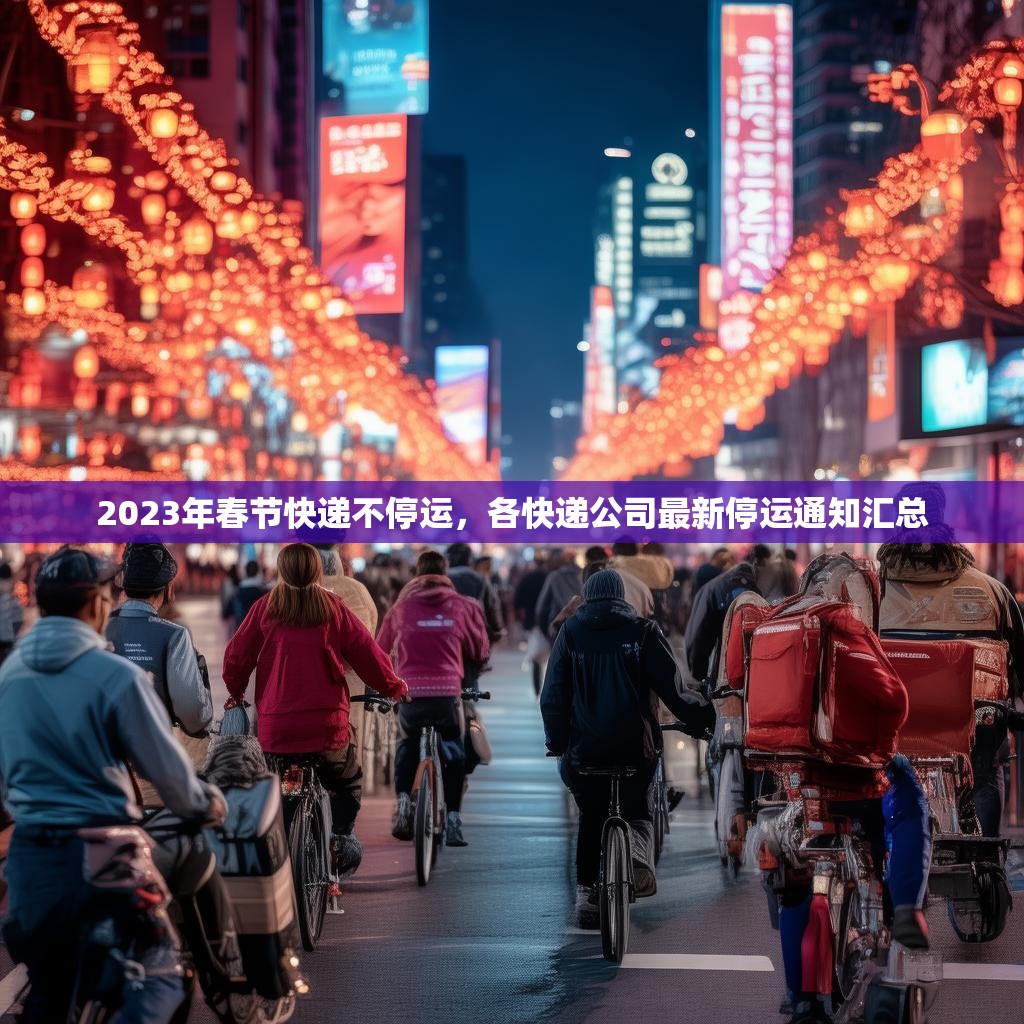 2023年春节快递不停运，各快递公司最新停运通知汇总