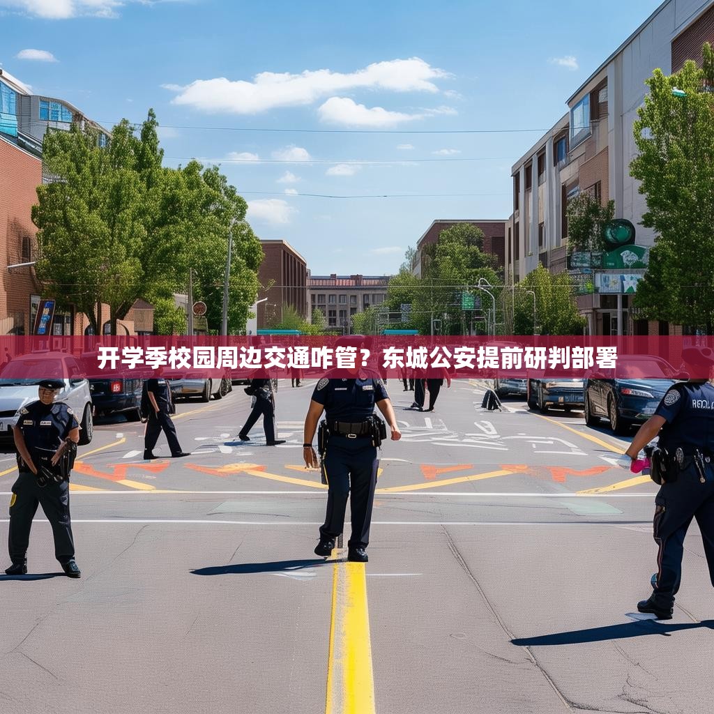 开学季校园周边交通咋管？东城公安提前研判部署