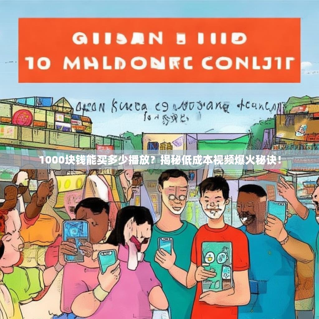 1000块钱能买多少播放?揭秘低成本视频爆火秘诀!