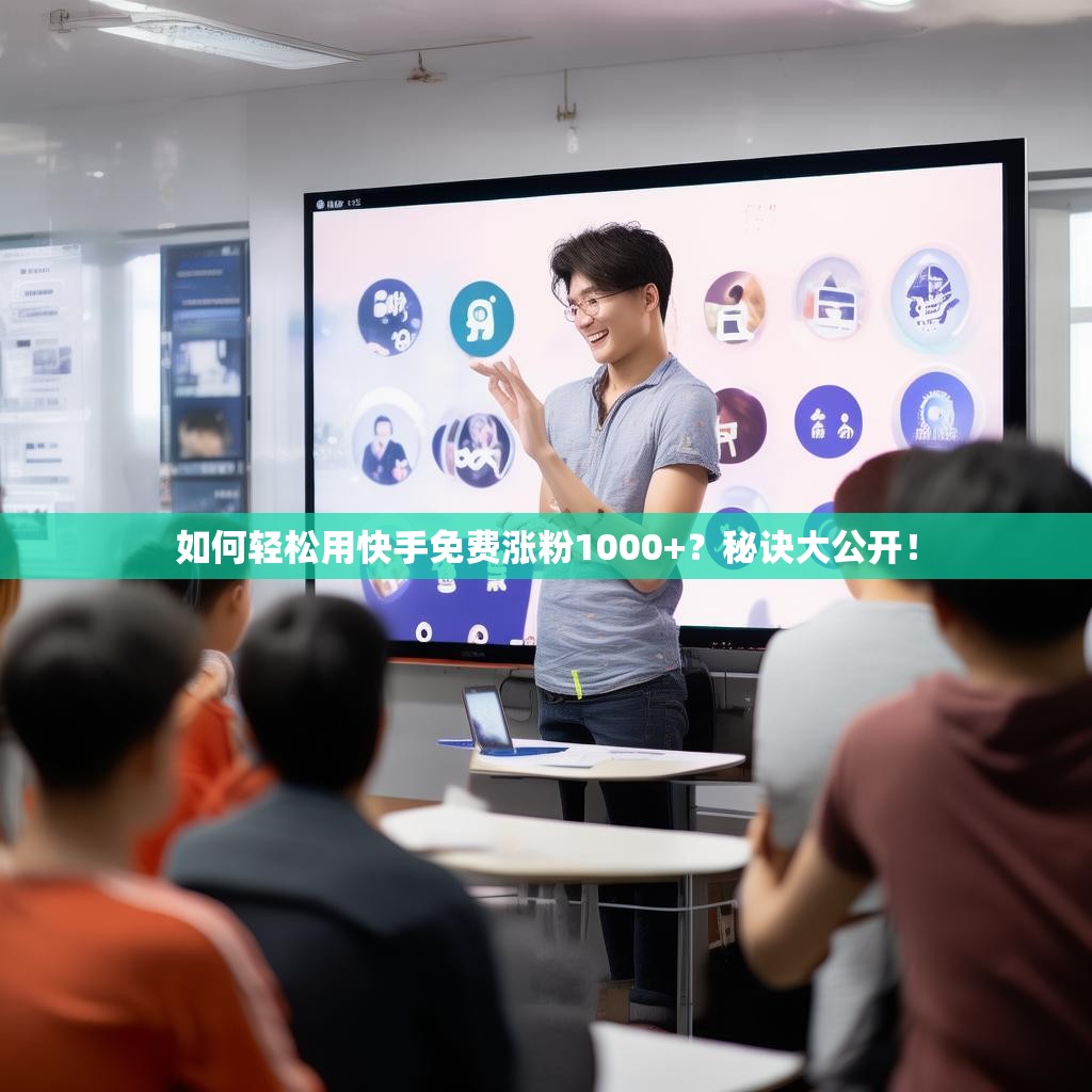 如何轻松用快手免费涨粉1000+?秘诀大公开!