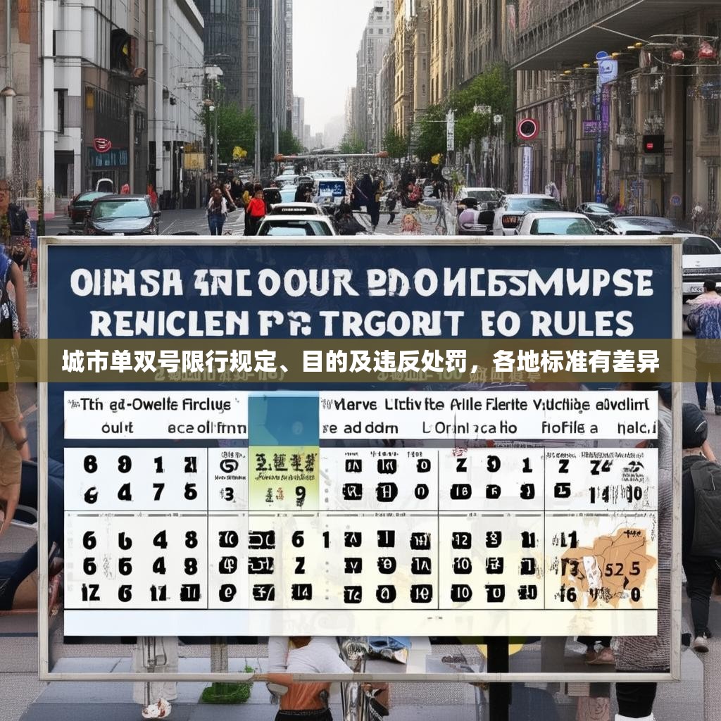 城市单双号限行规定、目的及违反处罚，各地标准有差异