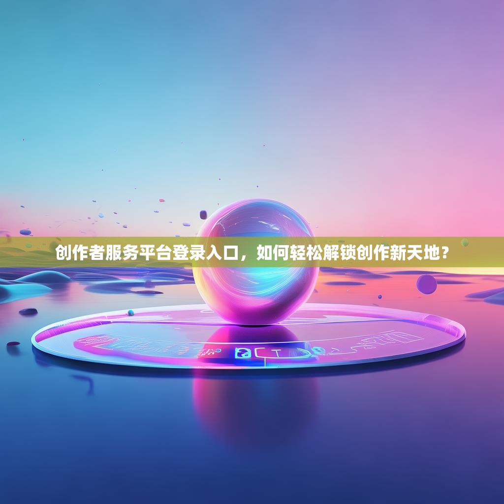 创作者服务平台登录入口，如何轻松解锁创作新天地？