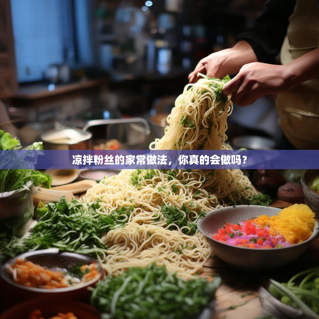 凉拌粉丝的家常做法,你真的会做吗?