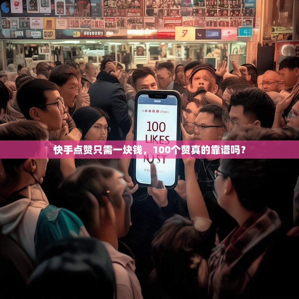 快手点赞只需一块钱,100个赞真的靠谱吗?