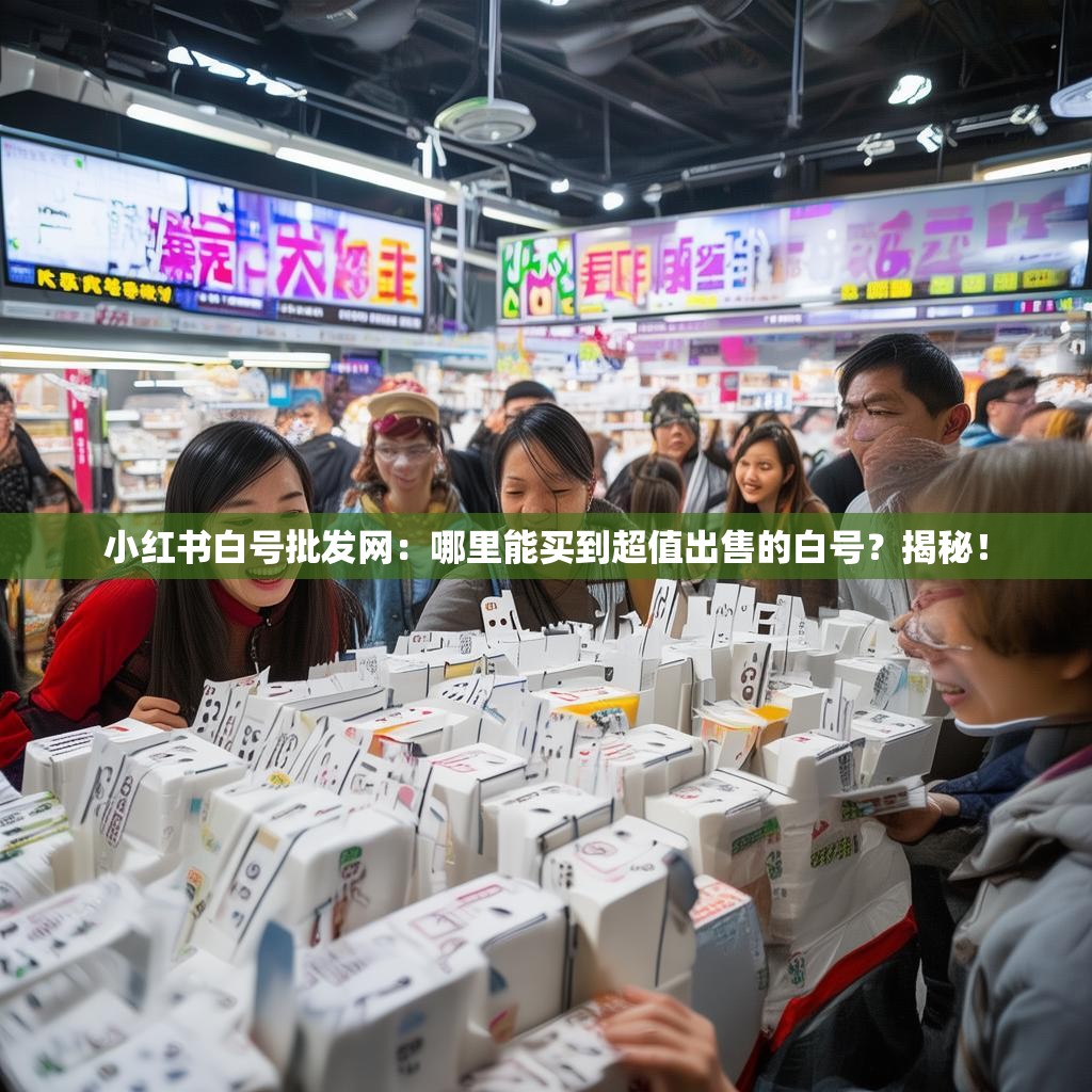 小红书白号批发网：哪里能买到超值出售的白号？揭秘！