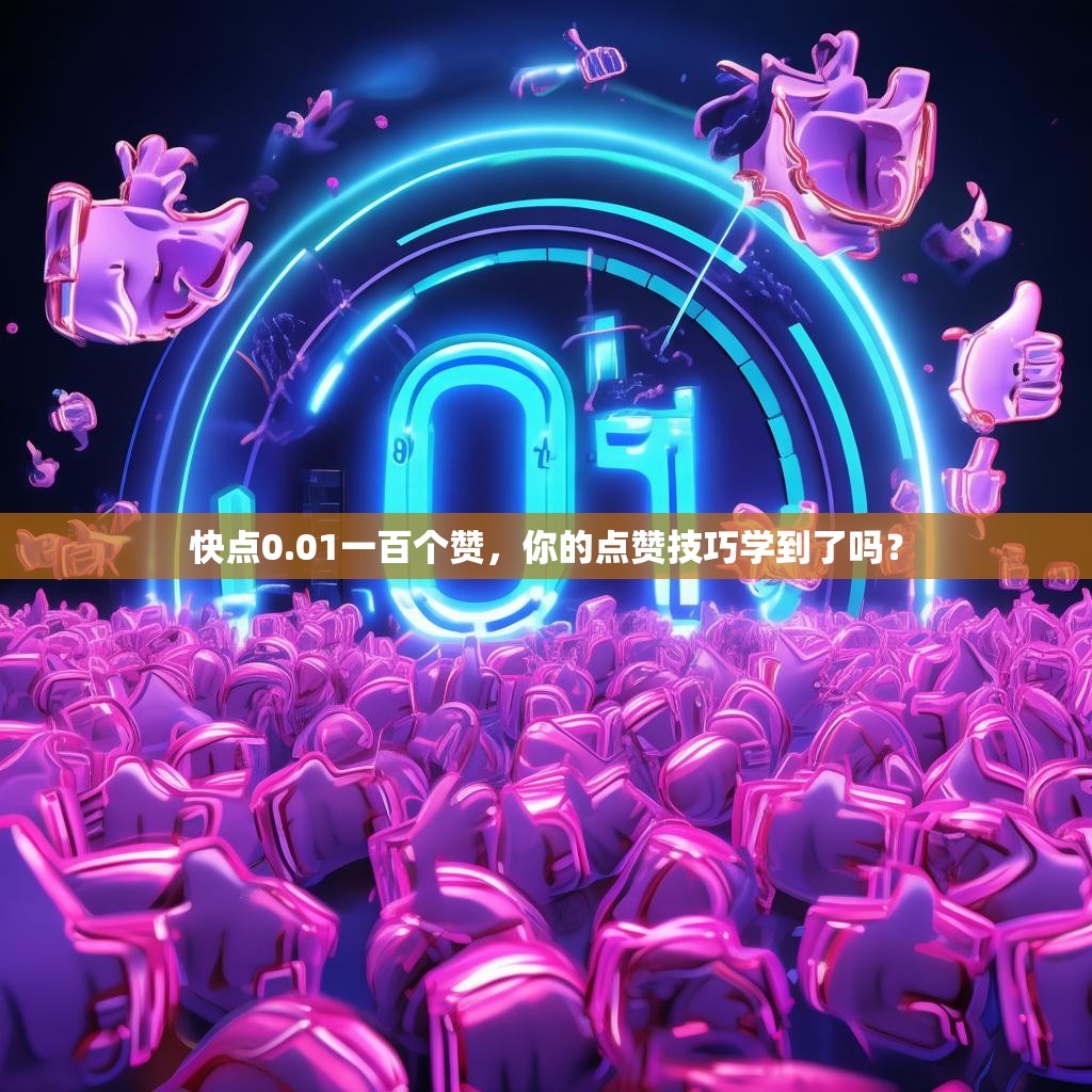 快点0.01一百个赞，你的点赞技巧学到了吗？