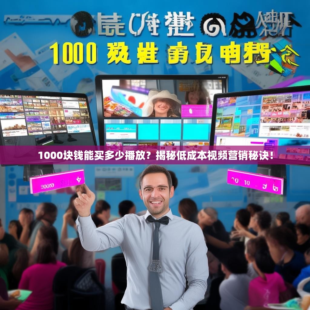 1000块钱能买多少播放？揭秘低成本视频营销秘诀！