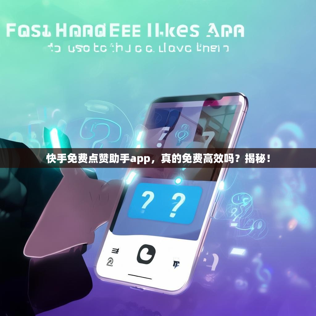 快手免费点赞助手app，真的免费高效吗？揭秘！
