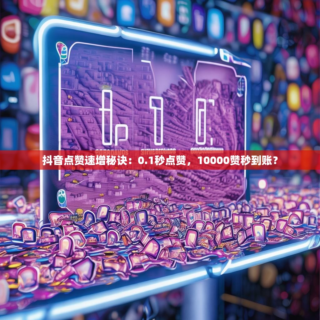 抖音点赞速增秘诀：0.1秒点赞，10000赞秒到账？