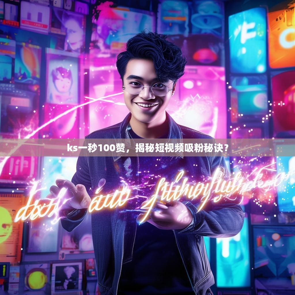 ks一秒100赞,揭秘短视频吸粉秘诀?