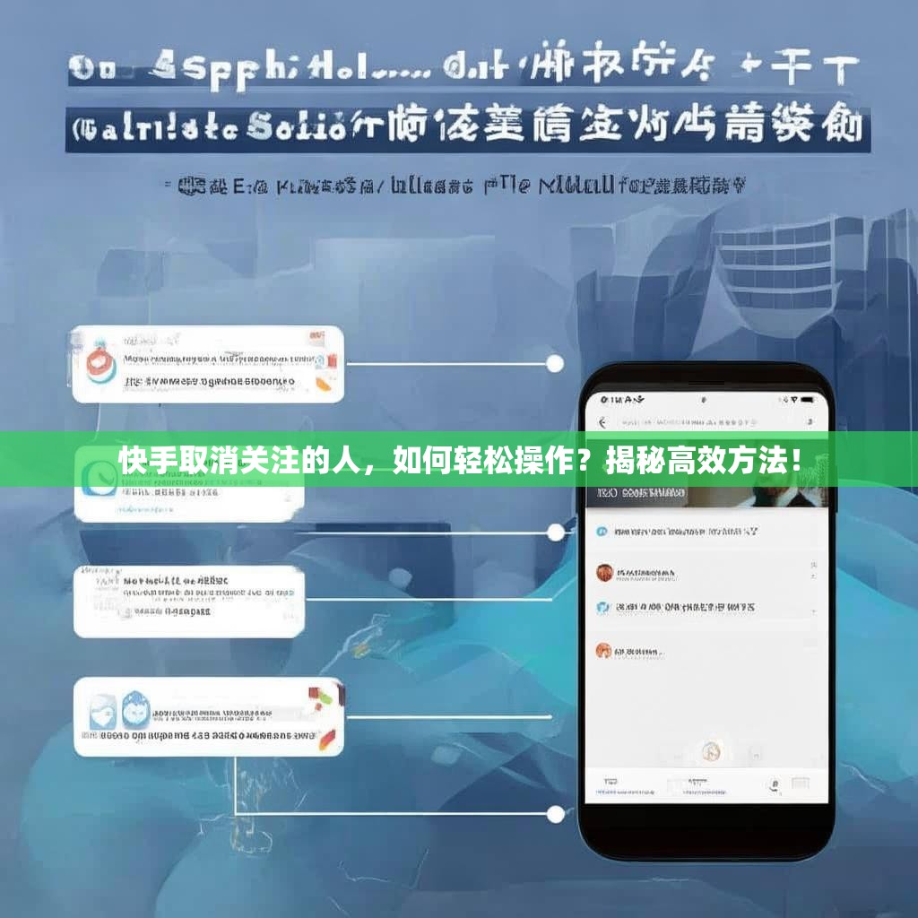 快手取消关注的人,如何轻松操作?揭秘高效方法!