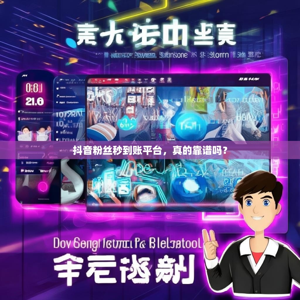 抖音粉丝秒到账平台，真的靠谱吗？