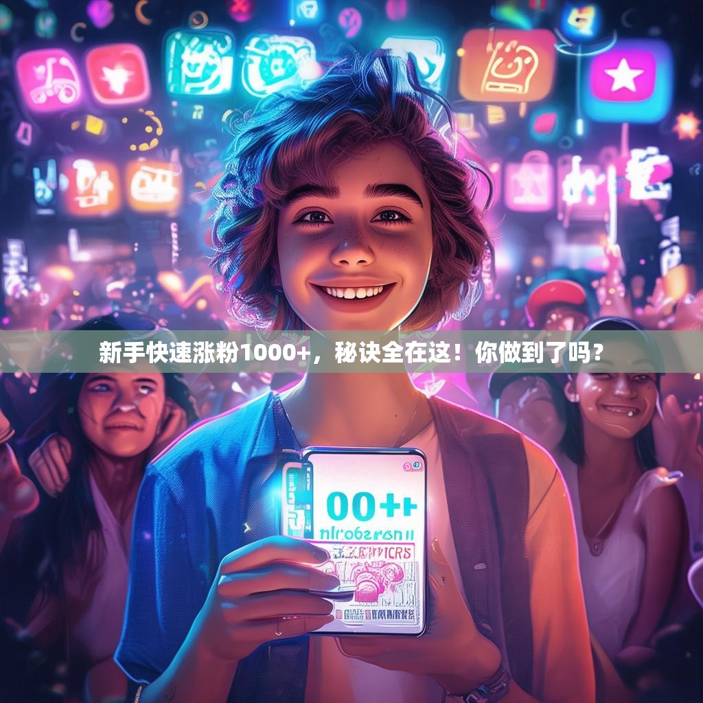 新手快速涨粉1000+，秘诀全在这！你做到了吗？
