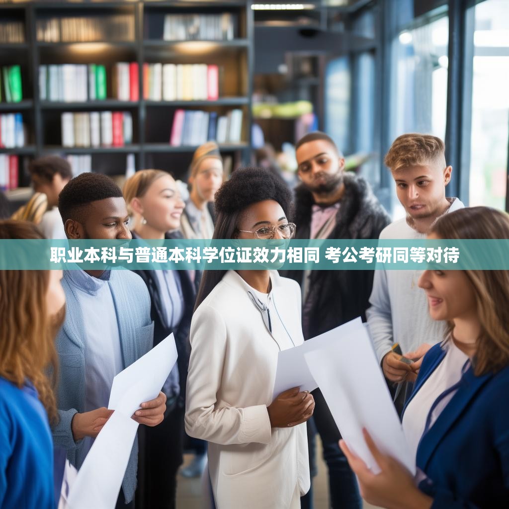 职业本科与普通本科学位证效力相同 考公考研同等对待