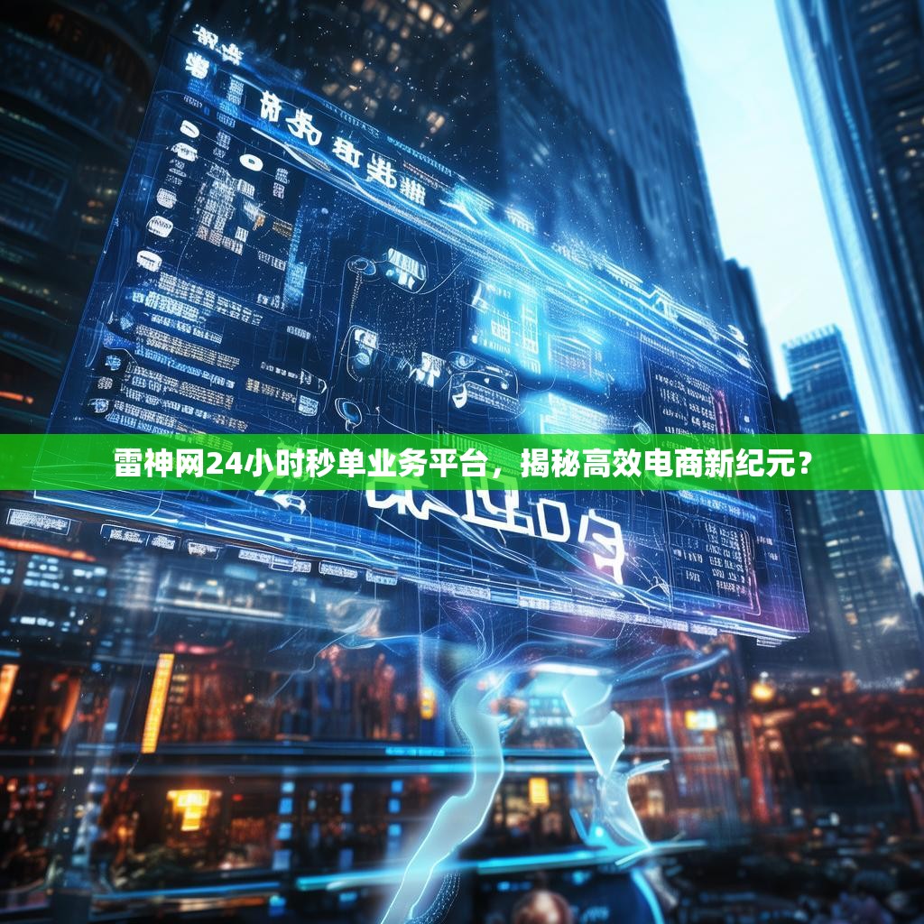 雷神网24小时秒单业务平台，揭秘高效电商新纪元？