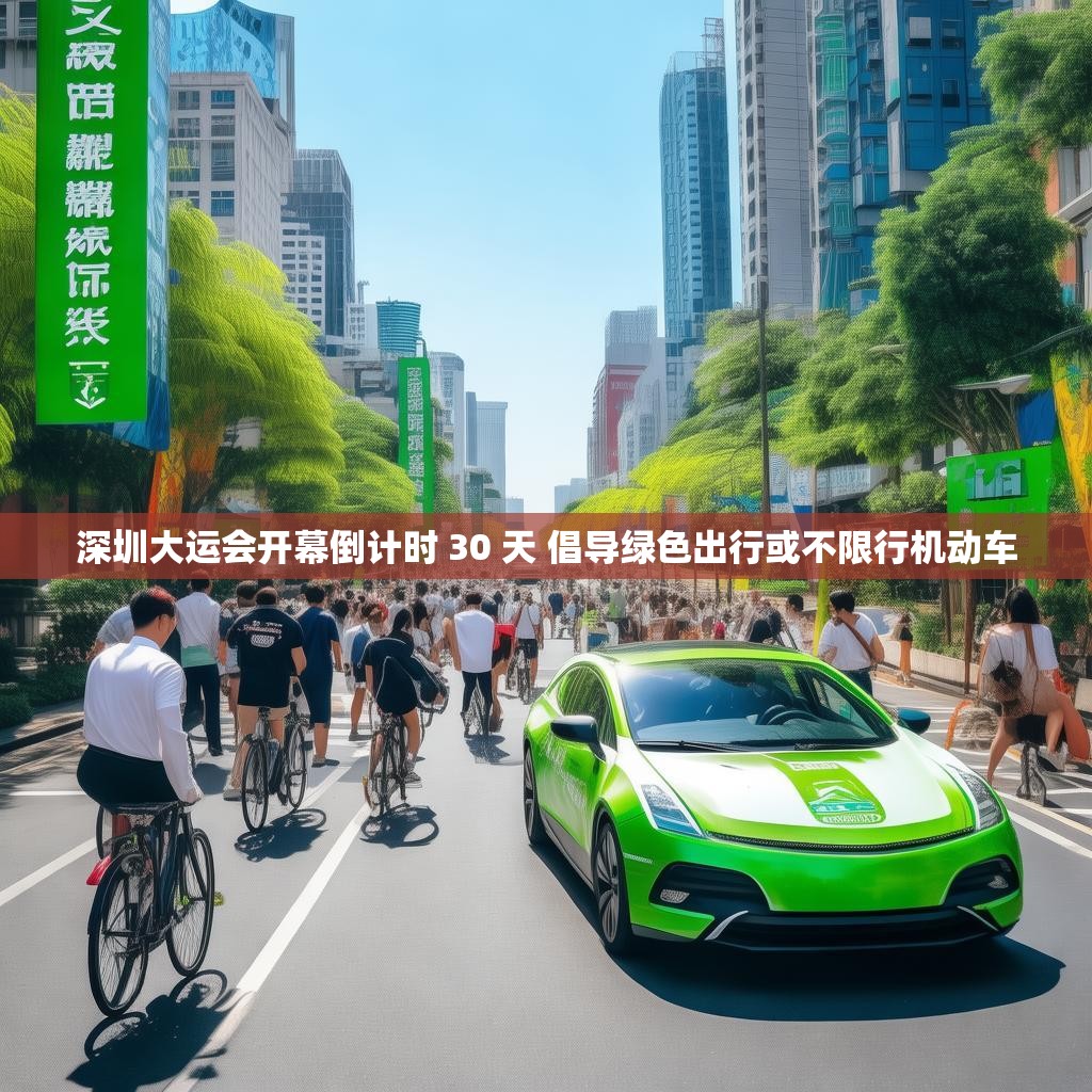 深圳大运会开幕倒计时 30 天 倡导绿色出行或不限行机动车