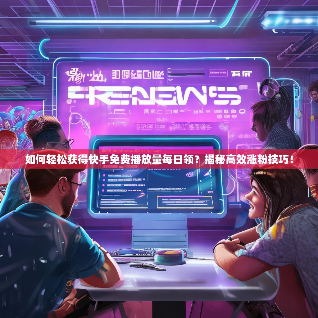 如何轻松获得快手免费播放量每日领？揭秘高效涨粉技巧！