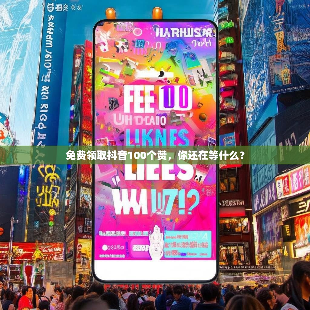 免费领取抖音100个赞，你还在等什么？