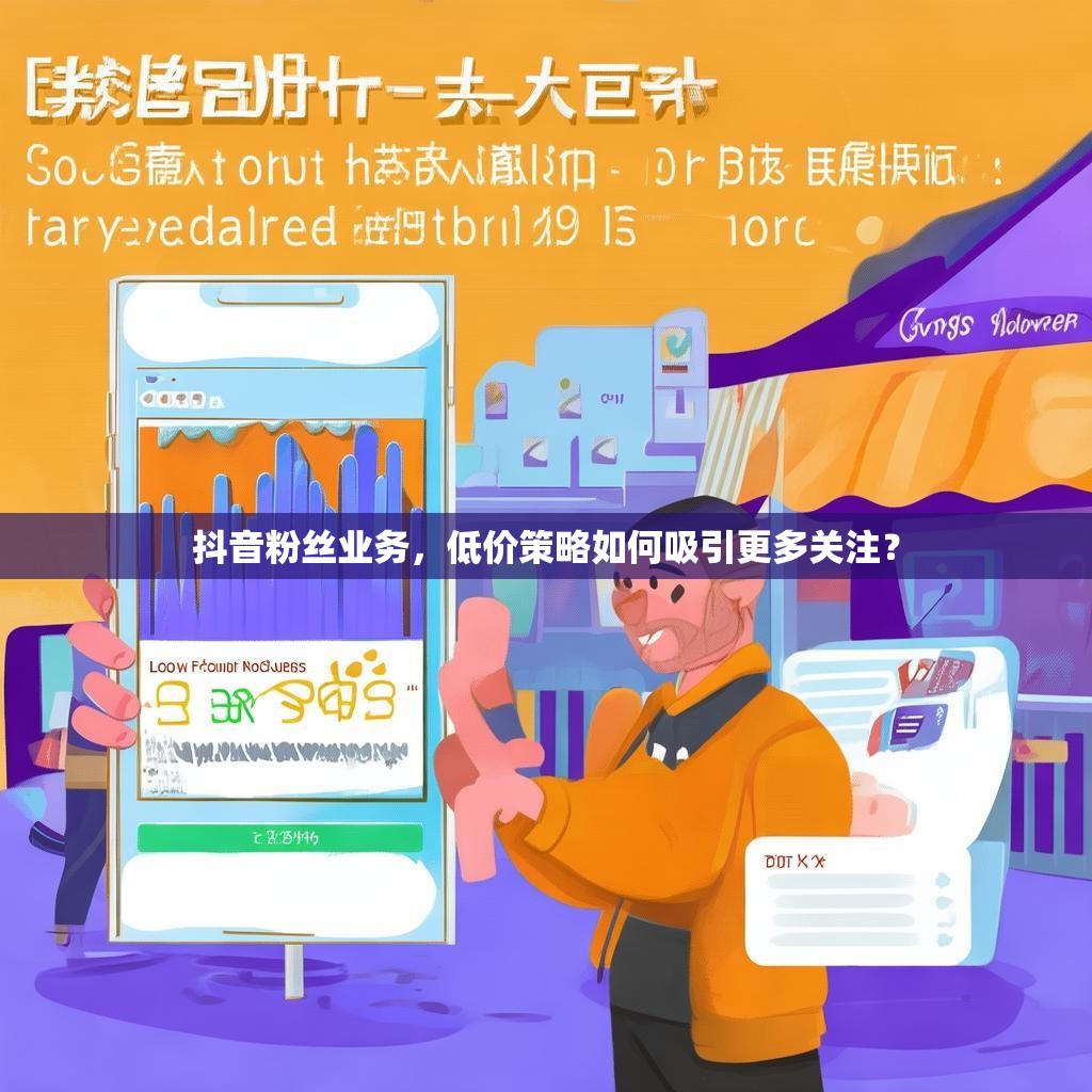 抖音粉丝业务,低价策略如何吸引更多关注?