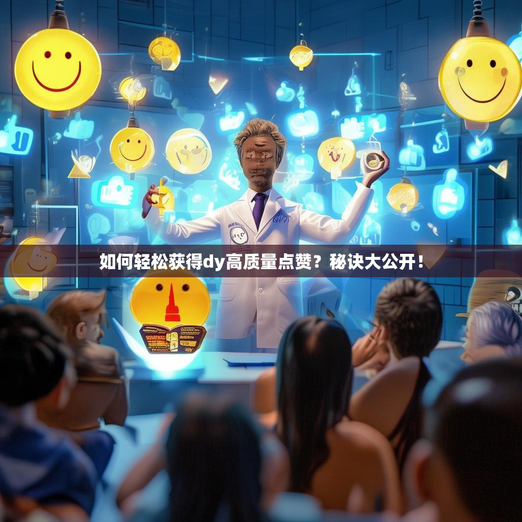 如何轻松获得dy高质量点赞？秘诀大公开！