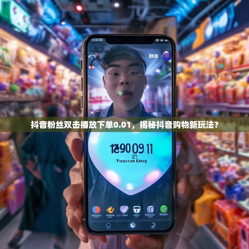 抖音粉丝双击播放下单0.01，揭秘抖音购物新玩法？
