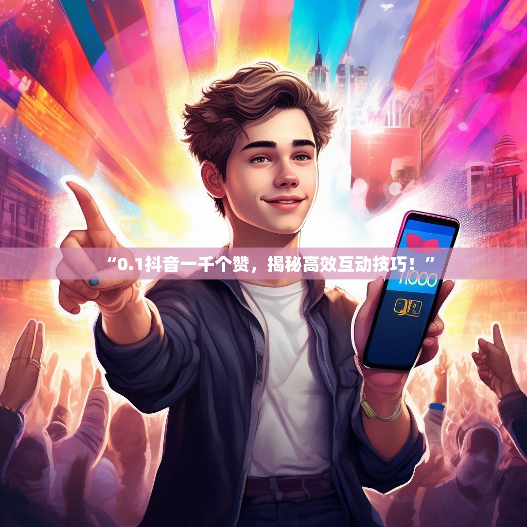 “0.1抖音一千个赞，揭秘高效互动技巧！”
