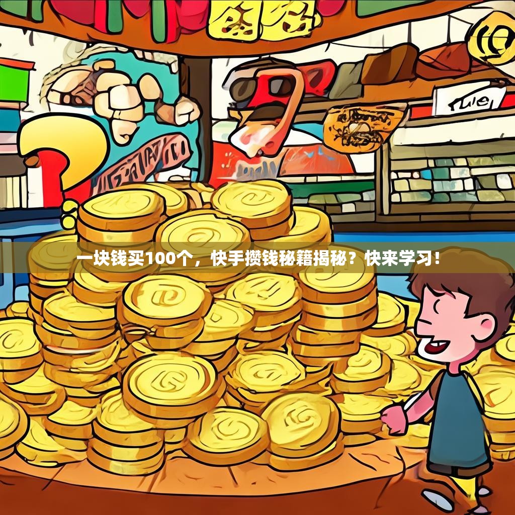 <strong><mark>一块钱买</mark></strong>100个，快手攒钱秘籍揭秘？快来学习！